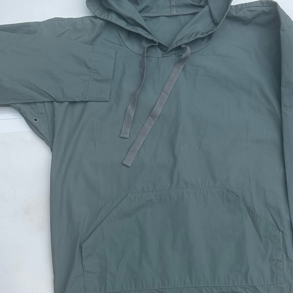 Jnby Anorak Jacket Outdoor Waterproof Hood military green oversized - Picture 7 of 11